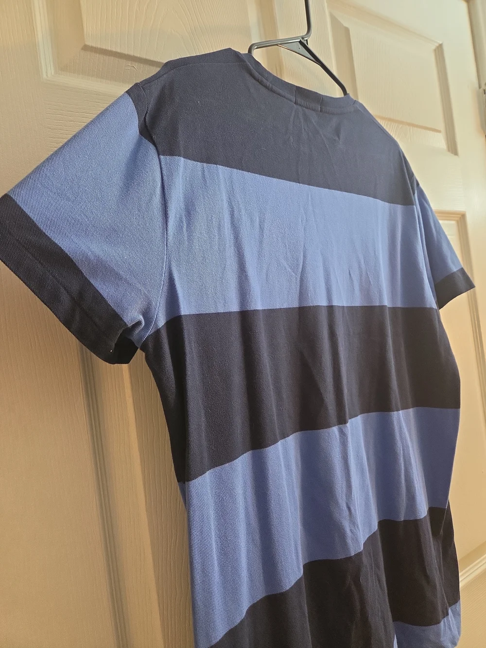 Ralph Lauren Blue & Navy Horizontal Stripe Polo Tee